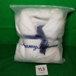 Tommy Bahama White Plush Bath Robe One Size Fits All W Belt Pockets New NWT NIB